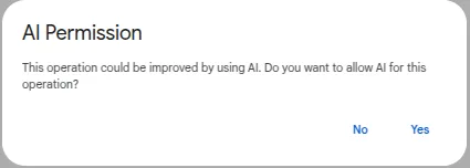 Example AI Permission Prompt