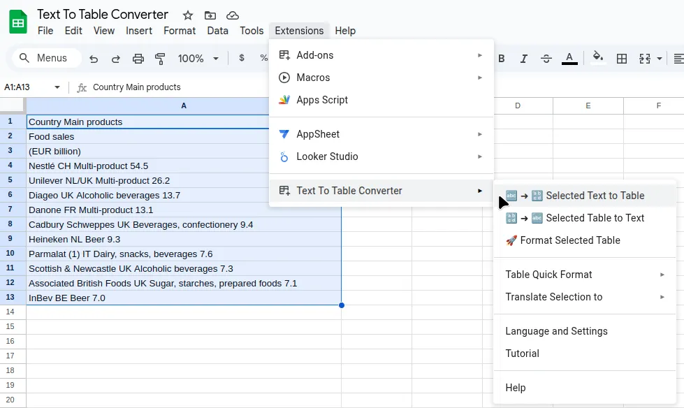 Using the Add-On menu